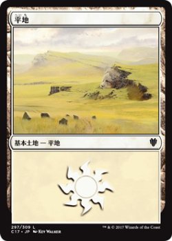 画像1: 平地/Plains【Ver.3】(C17)