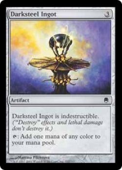 画像1: ダークスティールの鋳塊/Darksteel Ingot (DST)《Foil》