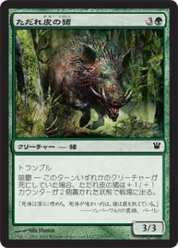 画像1: ただれ皮の猪/Festerhide Boar (ISD)《Foil》