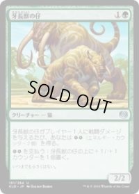 牙長獣の仔/Longtusk Cub (KLD)《Foil》