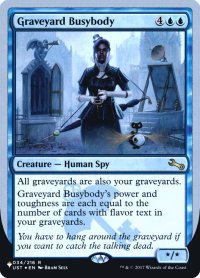 Graveyard Busybody (LST)《Foil》