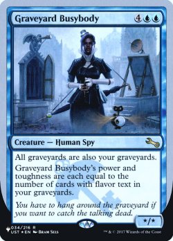 画像1: Graveyard Busybody (LST)《Foil》