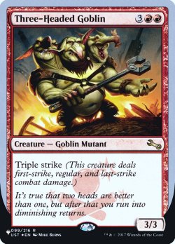 画像1: Three-Headed Goblin (LST)《Foil》