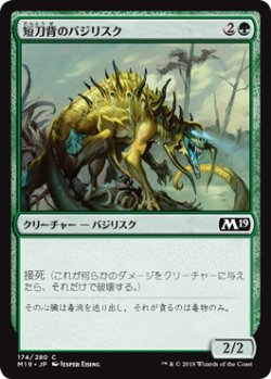 画像1: 短刀背のバジリスク/Daggerback Basilisk (M19)《Foil》