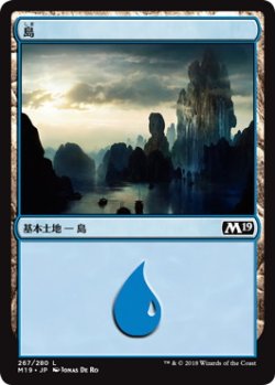 画像1: 島/Island【Ver.3】(M19)《Foil》