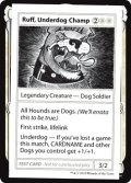 Ruff, Underdog Champ (Mystery Booster)【エンブレム無し】