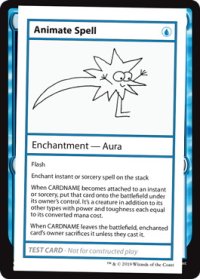Animate Spell (Mystery Booster)【エンブレム無し】
