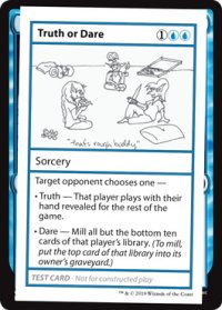 Truth or Dare (Mystery Booster)【エンブレム無し】