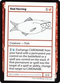 Red Herring (Mystery Booster)【エンブレム無し】