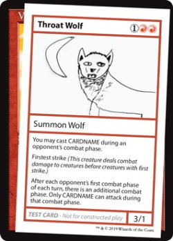 画像1: Throat Wolf (Mystery Booster)【エンブレム無し】