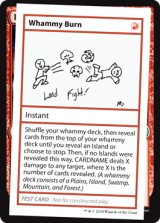 Whammy Burn (Mystery Booster)【エンブレム無し】