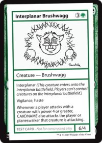 Interplanar Brushwagg (Mystery Booster)【エンブレム無し】