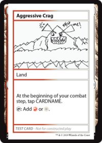 Aggressive Crag (Mystery Booster)【エンブレム無し】