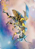 【イラストコレクション：箔無し】微光蜂、ザーバス/Zabaz, the Glimmerwasp (MH2)【65/81】