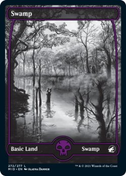 画像1: 沼/Swamp 【Ver.1】 (MID)