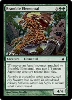 画像1: 棘茨の精霊/Bramble Elemental (RAV)　《Foil》