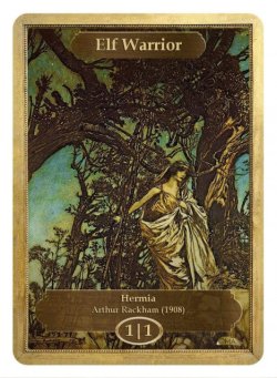 画像1: エルフ・戦士/Elf・Warrior (CLASSIC ART TOKEN CLASSIC)