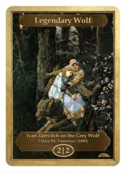 画像1: 伝説の狼/Legendary Wolf (CLASSIC ART TOKEN CLASSIC)