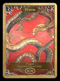 画像1: ワーム/Wurm 【Ver.3】 (CLASSIC ART TOKEN MARBLE)《Premium》