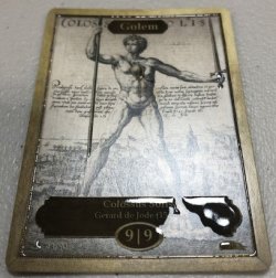 画像2: ゴーレム/Golem 【Ver.2】 (CLASSIC ART TOKEN MARBLE)《Premium》