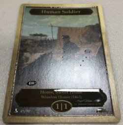 画像2: 人間・兵士/Humman・Soldier (CLASSIC ART TOKEN MARBLE)《Premium》