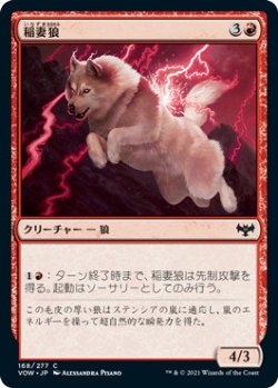 画像1: 稲妻狼/Lightning Wolf (VOW)《Foil》