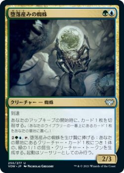 画像1: 堕落産みの蜘蛛/Vilespawn Spider (VOW)《Foil》