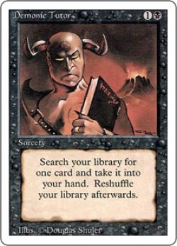 画像1: 悪魔の教示者/Demonic Tutor (3ED)