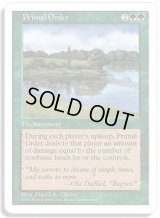 原初の秩序/Primal Order (5ED)
