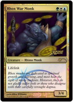 画像1: ロウクスの戦修道士/Rhox War Monk (FNM)