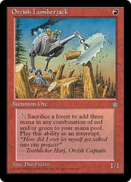 画像1: オークの木こり/Orcish Lumberjack (ICE) (1)