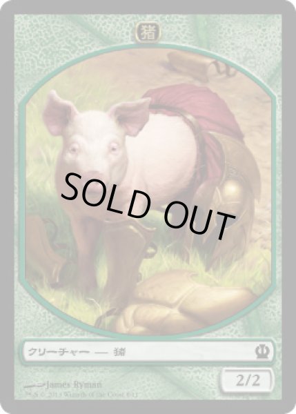 画像1: 猪 トークン/Boar Token (THS) (1)