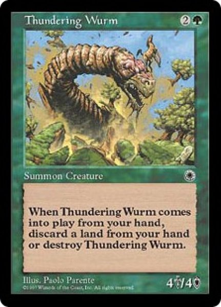 画像1: 轟きのワーム/Thundering Wurm (POR) (1)