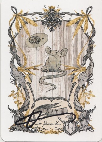 画像1: ネズミ/Rat (Johannes Voss Token) (1)