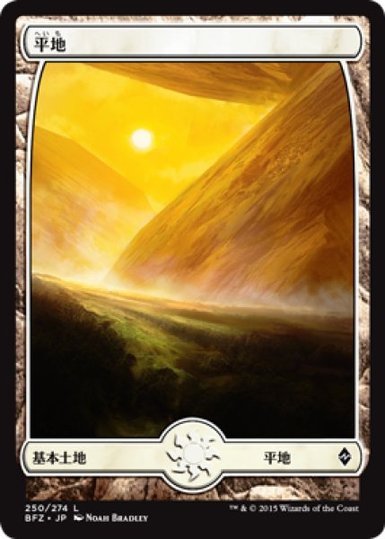 画像1: 平地/Plains 【Ver.1】 (BFZ) (1)