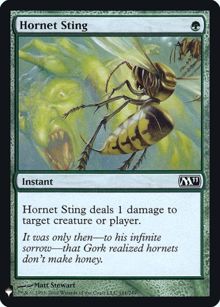 画像1: スズメバチの一刺し/Hornet Sting (Mystery Booster)《Foil》 (1)