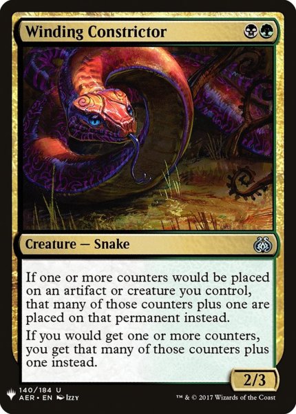 画像1: 巻きつき蛇/Winding Constrictor (Mystery Booster) (1)