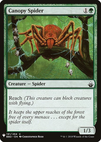 画像1: 梢の蜘蛛/Canopy Spider (Mystery Booster) (1)