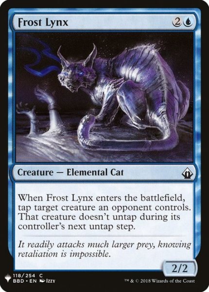 画像1: 霜のオオヤマネコ/Frost Lynx (Mystery Booster) (1)