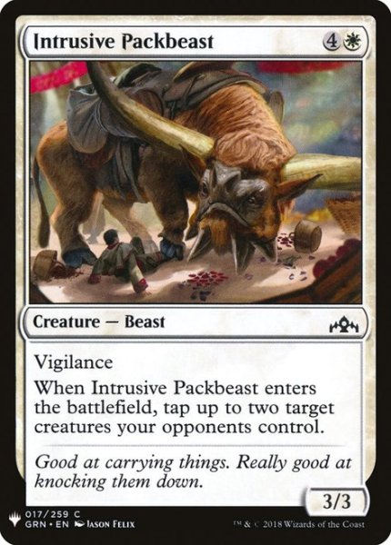 画像1: 押し入る荷役獣/Intrusive Packbeast (Mystery Booster) (1)