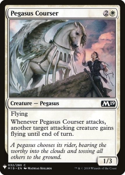 画像1: ペガサスの駿馬/Pegasus Courser (Mystery Booster) (1)