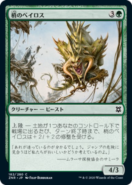 画像1: 梢のベイロス/Canopy Baloth (ZNR)《Foil》 (1)