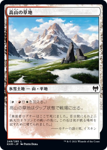 画像1: 高山の草地/Alpine Meadow (KHM)《Foil》 (1)