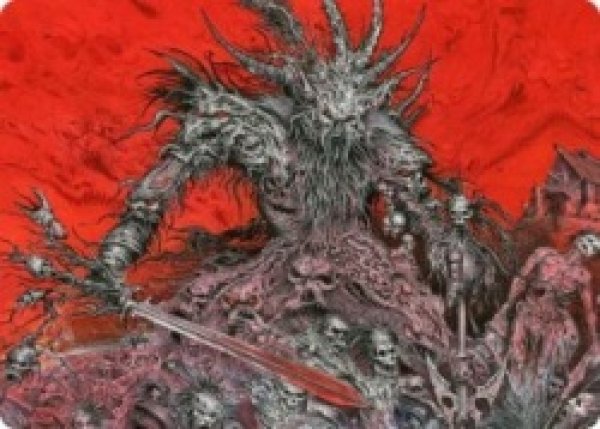 画像1: 【イラストコレクション】血空の主君、ヴェラゴス/Varragoth, Bloodsky Sire (KHM)【78/81】 (1)