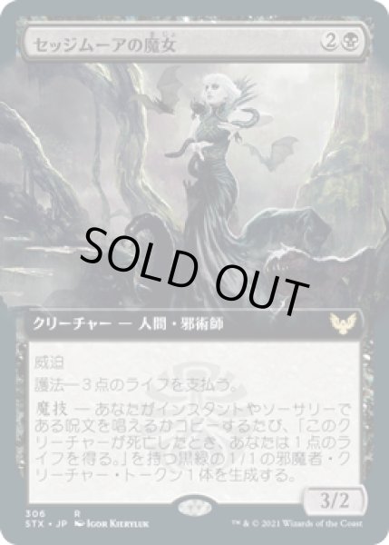 画像1: セッジムーアの魔女/Sedgemoor Witch (STX)【拡張アート版】《Foil》 (1)