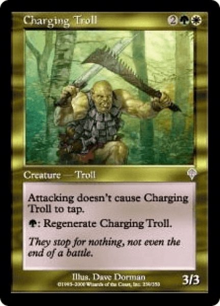 画像1: 突進するトロール/Charging Troll (INV)《Foil》 (1)