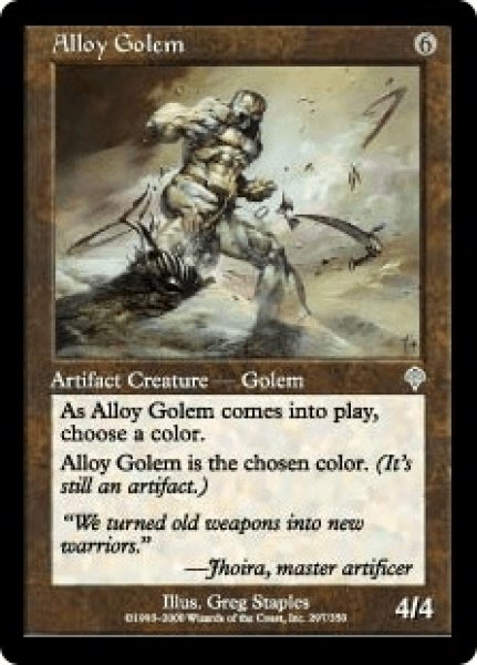 画像1: 合金のゴーレム/Alloy Golem (INV)《Foil》 (1)