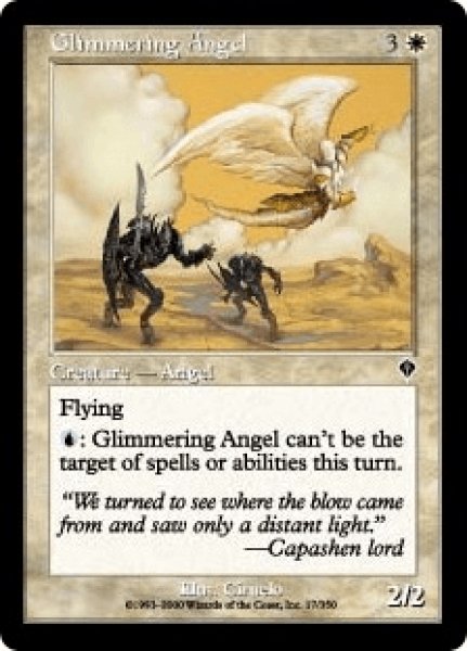 画像1: 薄光の天使/Glimmering Angel (INV)《Foil》 (1)