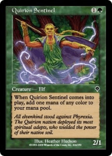 画像1: クウィリーオンの歩哨/Quirion Sentinel (INV)《Foil》 (1)
