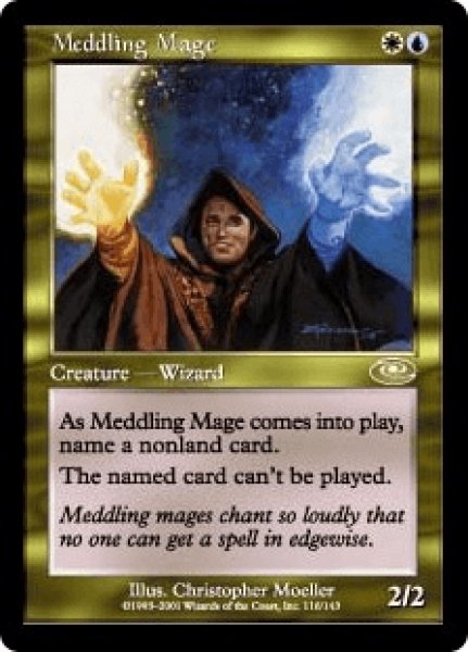 画像1: 翻弄する魔道士/Meddling Mage (PLS) (1)